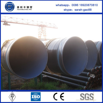 Chine fournisseur tube en acier à soudure en spirale 3pe